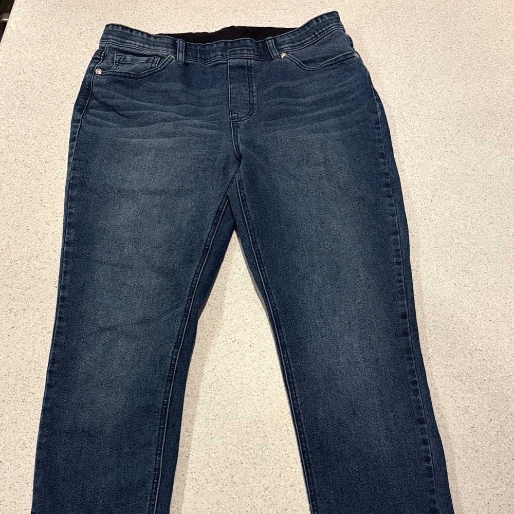 DG2 by Diane Gilman Women's Skinny Jeans - Dark Blue